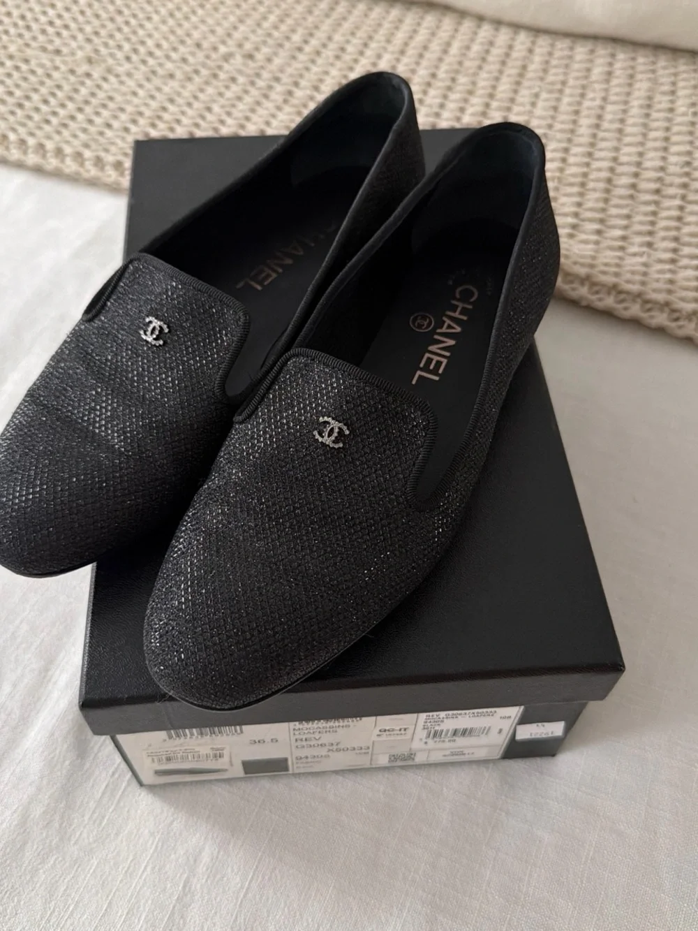 Chanel Black  Loafers - Women's Luxury Slip-On